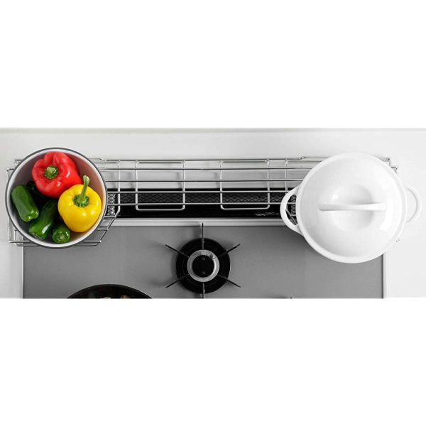 Shimamura Planning 41122 Thin, Back Stove Rack for 29.5 inches (75 cm) Width Hot on Sale - Image 2