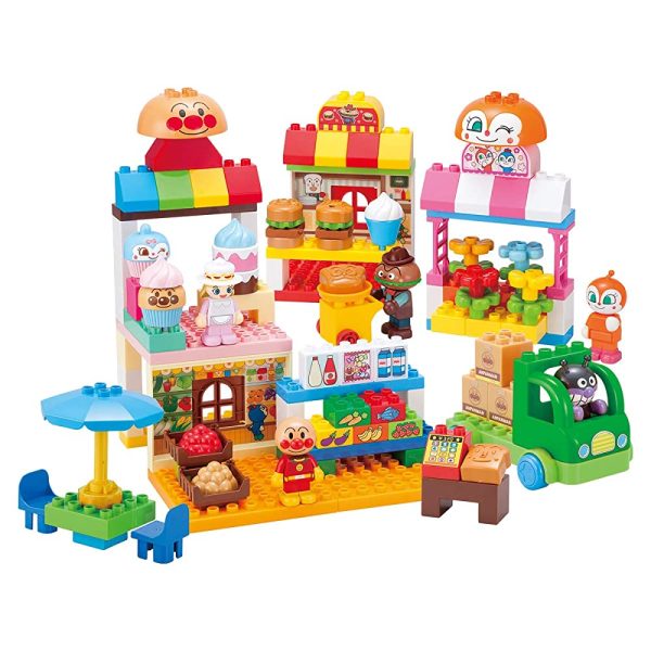Anpanman Block Lab, Anpanman and Friends Shops, Plenty of Blocks DX For Cheap