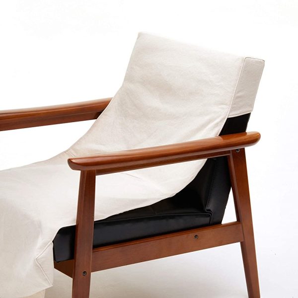 Karimoku K36173ZOK 60 K Chair 2 Seater Cover, Canvas Gray, Large Supply - Image 3