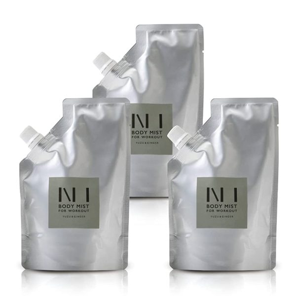 NI BODY MIST Men s Body Spray, Refill Pouch, 6.8 fl oz (200 ml) x 3, Knee Body Mist Fashion