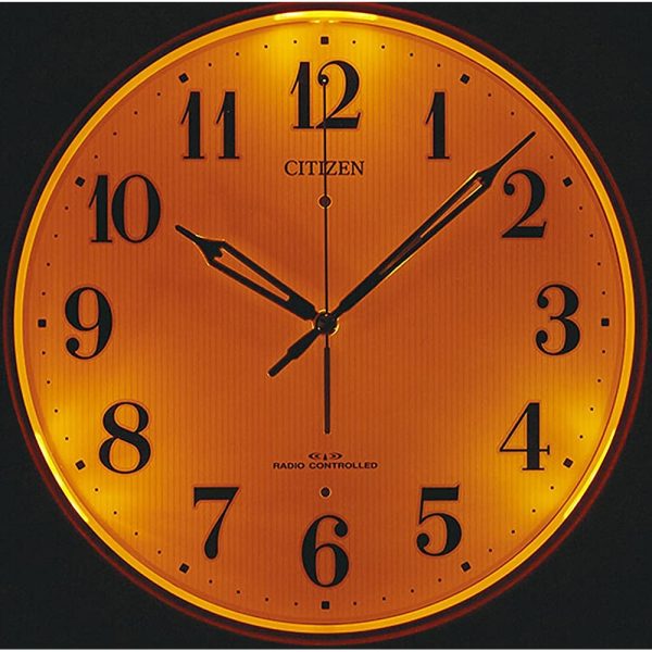 Citizen Atomic Wall Clock Analog Dark Light Auto Light High Brightness LED Sale - Image 2