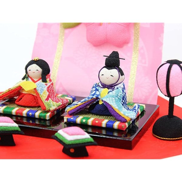 Hanakicho Warabe Hina Dolls, Compact, Mini, Chirimen Crepe, Crafted Fashion - Image 3