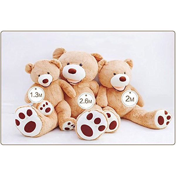 URAKUTOYS Extra-Large Teddy Bear, Cute Bear, Animals, Huge Plushie, camel Supply - Image 2