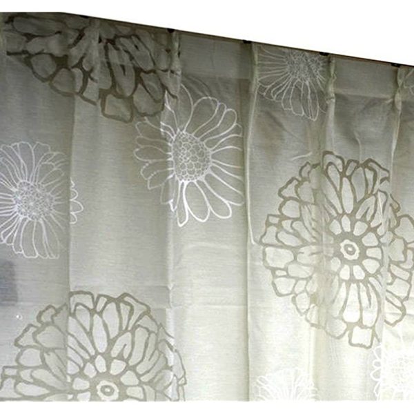 Arie Opal Lace Curtain Angular 59.1 x 88.8 inches (150 x 223 cm), White Fashion
