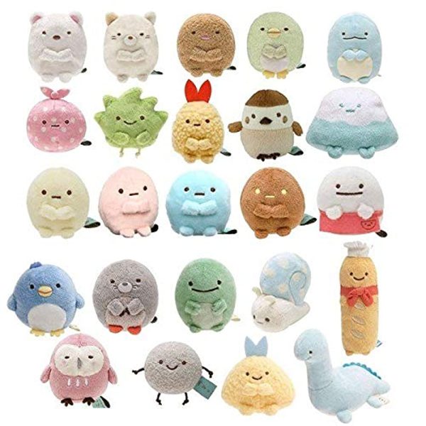 San-X Sumikko Gurashi Tenori Plush Toy, Set of 24 Types, Sumikko Gurashi Fashion