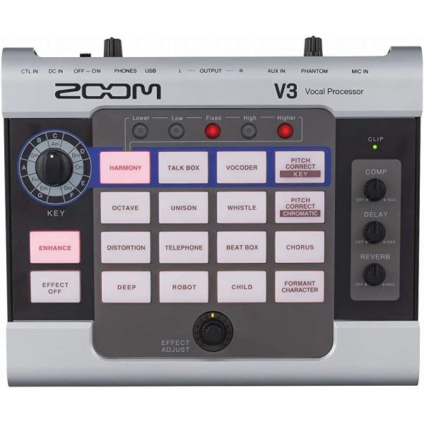 ZOOM V3 Voice Changer, Game Commentary Live Streaming, Audio Interface Vocal Processor For Cheap