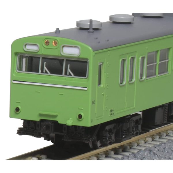 KATO 10-1743C N Gauge 103 Series Uguis Set of 4 Railway Model Train Green For Sale - Image 3