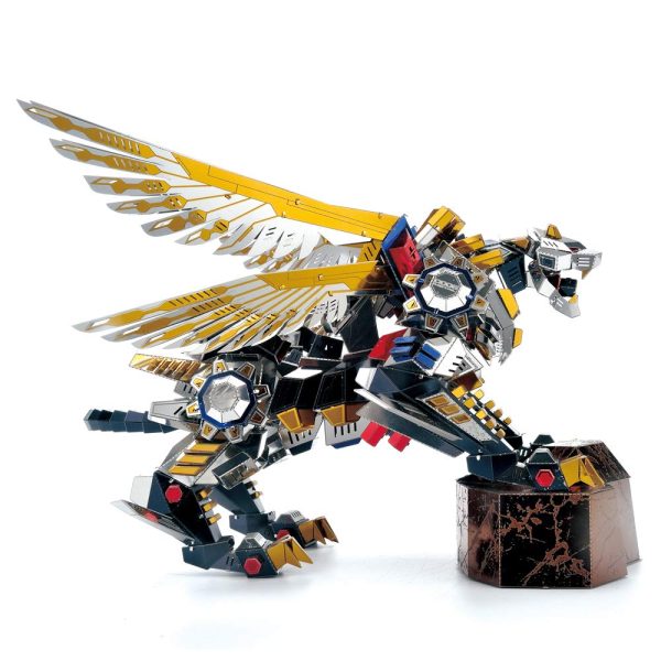 Micro World Big Lion in the Sky Shiny Metallic Nano Puzzle 3D Metal Puzzle Sale - Image 3