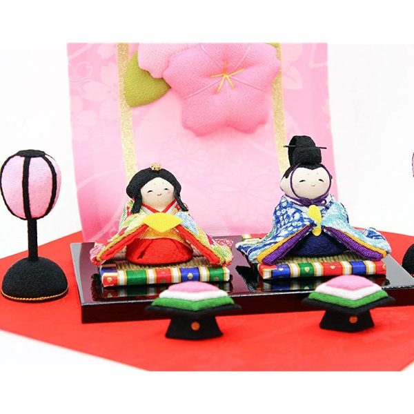 Hanakicho Warabe Hina Dolls, Compact, Mini, Chirimen Crepe, Crafted Fashion - Image 2
