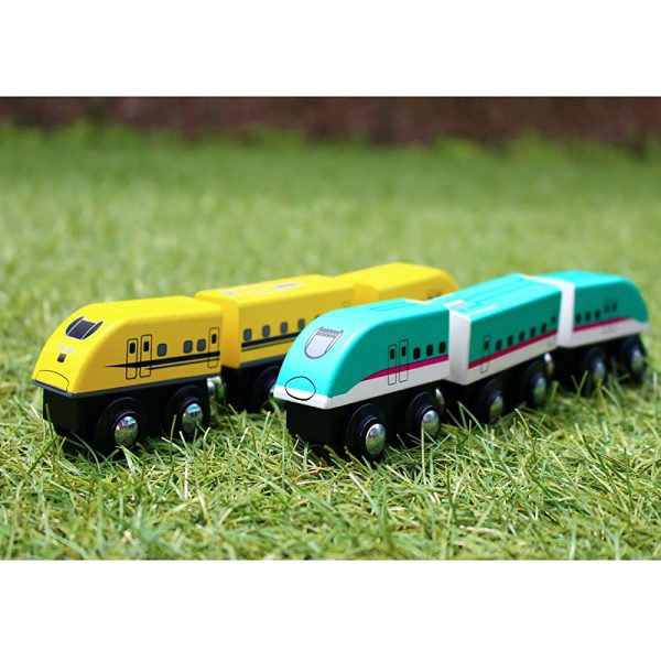 Popondetta MokuTRAIN MOK-512 Wooden Train and Rail Set with Stacked Stove Cheap - Image 3