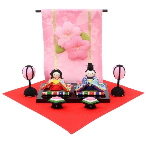 Hanakicho Warabe Hina Dolls, Compact, Mini, Chirimen Crepe, Crafted Fashion