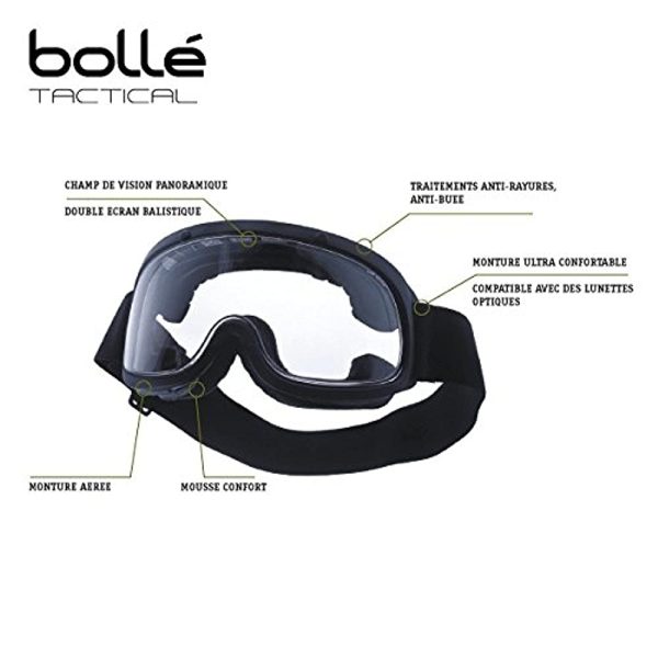 Volley BOLLE Attacker X500 Asian Fit Forces Tactical Goggles [Japan Genuine] Cheap - Image 3