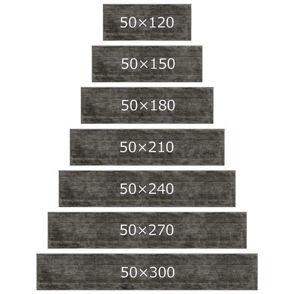 Restful Workshop Kitchen Mat, 20.7 x 8.3 inches (50 x 210 mm), Light Gray Online - Image 3